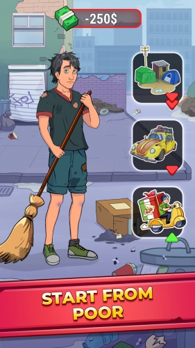 اندروید Rich Inc. Idle Life Simulator دانلود بازی