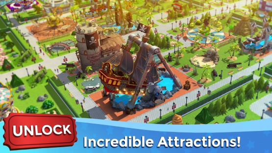 اندروید RollerCoaster Tycoon Touch دانلود بازی