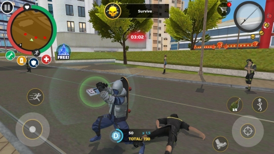 اندروید Rope Hero: Mafia City Wars دانلود برنامه