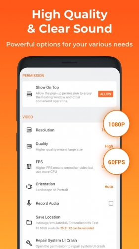 اندروید Screen Recorder - XRecorder دانلود برنامه