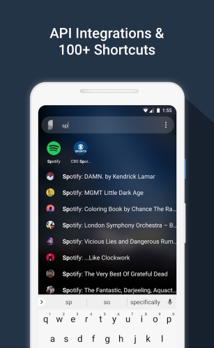 اندروید Sesame Search & Shortcuts دانلود برنامه