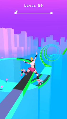 اندروید Sky Roller: Rainbow Skating دانلود بازی