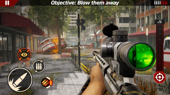 اندروید Sniper Zombie 3D Game دانلود بازی