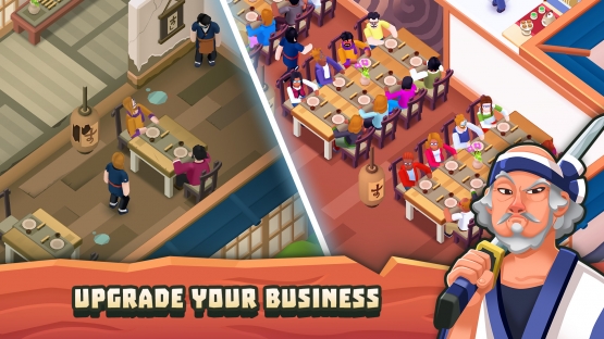 اندروید Sushi Empire TycoonIdle Game دانلود بازی