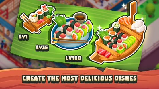 اندروید Sushi Empire TycoonIdle Game دانلود بازی