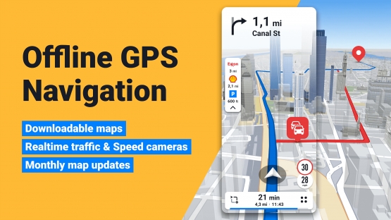 اندروید Sygic GPS Navigation & Maps دانلود برنامه