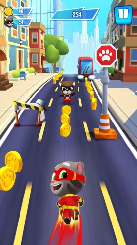 اندروید Talking Tom Hero Dash دانلود بازی