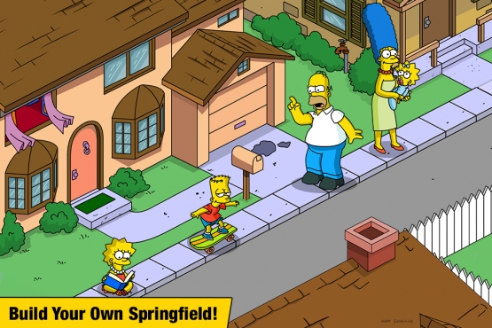 اندروید The Simpsons: Tapped Out دانلود بازی