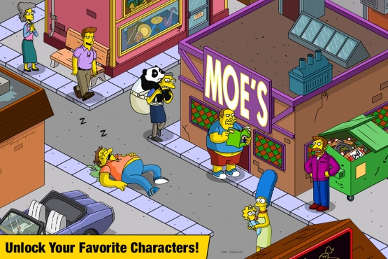 اندروید The Simpsons: Tapped Out دانلود بازی