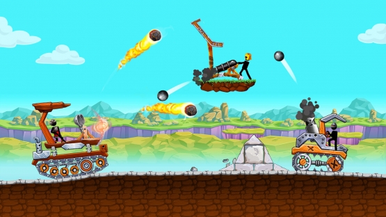 اندروید The Tank: Stick pocket hill دانلود بازی
