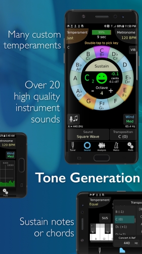 اندروید TonalEnergy Tuner & Metronome دانلود برنامه