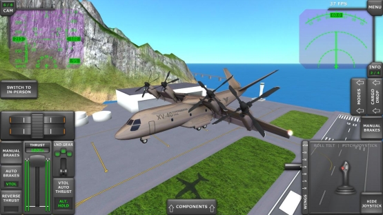 اندروید Turboprop Flight Simulator دانلود بازی