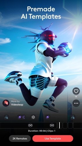 اندروید Videoleap: AI Video Editor دانلود برنامه