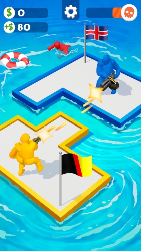 اندروید War of Rafts: Crazy Sea Battle دانلود بازی