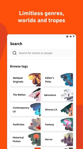 اندروید Wattpad - Read & Write Stories دانلود برنامه