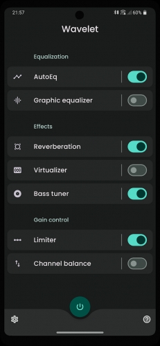 اندروید Wavelet: headphone specific EQ دانلود برنامه