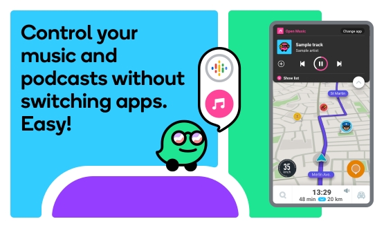 اندروید Waze Navigation & Live Traffic دانلود برنامه