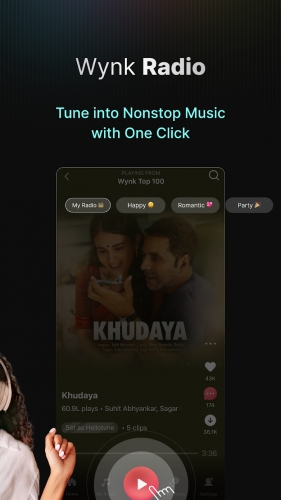 اندروید Wynk Music: MP3, Song, Podcast دانلود برنامه