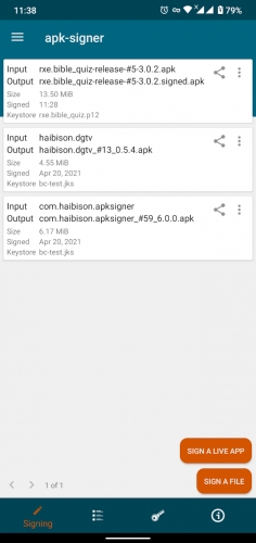 اندروید apk-signer دانلود برنامه