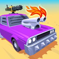 Desert Riders: Car Battle Game بازی