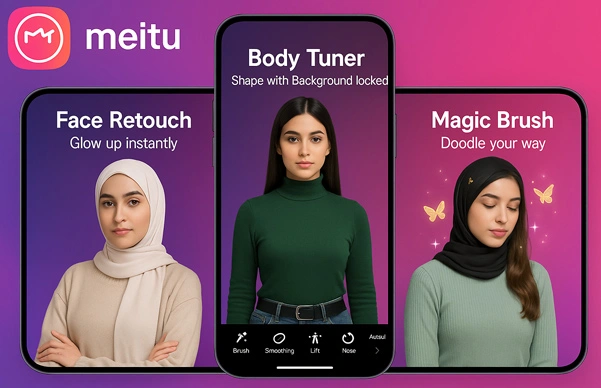 اندروید Meitu مود شده