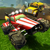 Crash Drive 2: 3D racing cars بازی